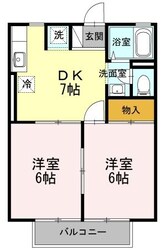 サンロイヤルの物件間取画像